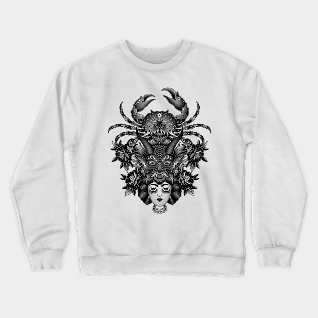 Thoughts Crewneck Sweatshirt by Sadhakaya